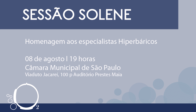 Câmara Municipal de São Paulo Homenageia Médicos Hiperbaristas<